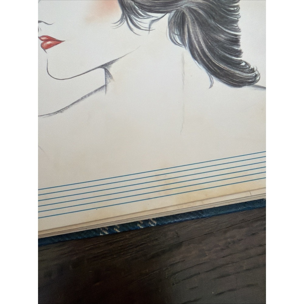 HAIRTEX HAIR ILLUSTRATION 2OO 1980s Retro Hair Styles Kenichi Imayoshi T Shimoda - Picture 5 of 7